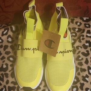 Champion Neon Yellow Slip-On Shoes